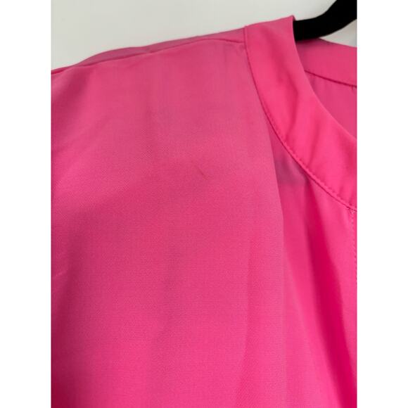 Eloquii Notch Collar Blouse plus size women’s 20 - hot pink - READ - Picture 5 of 8